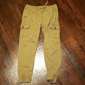 Khaki Cargo Boys Pants